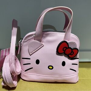 Sanrio Hello Kitty Pink Mini Tote crossbody purse NEW